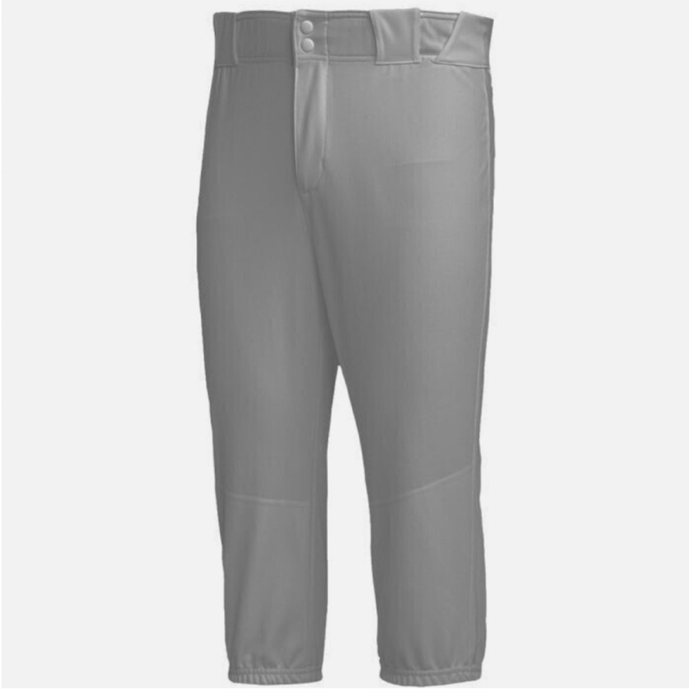 Adidas Small Pants Icon Pro Knee Length Baseball Pants in gray NWT